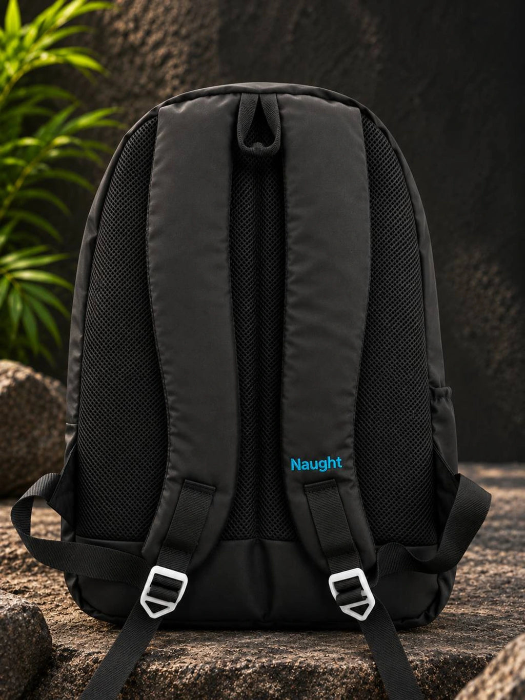 Naught Riders Backpack padded back panel and breathable mesh straps