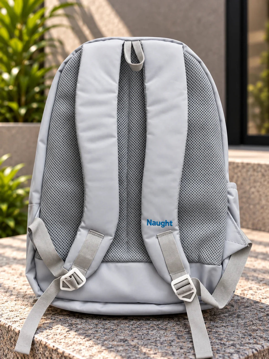 Naught Tech Savvy Backpack padded back panel and breathable mesh straps