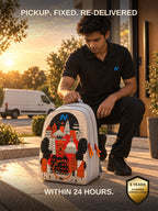 Naught repair promise doorstep pickup repair and re-delivery in 24 hours