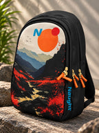 Naught Nature Lovers Backpack 45L water-resistant black backpack front view