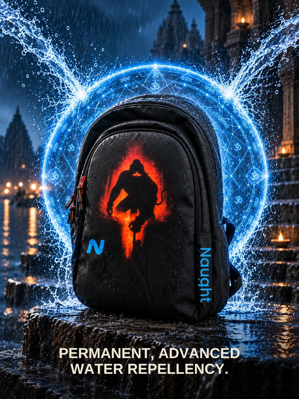 Naught Saviour Backpack permanent advanced water repellency