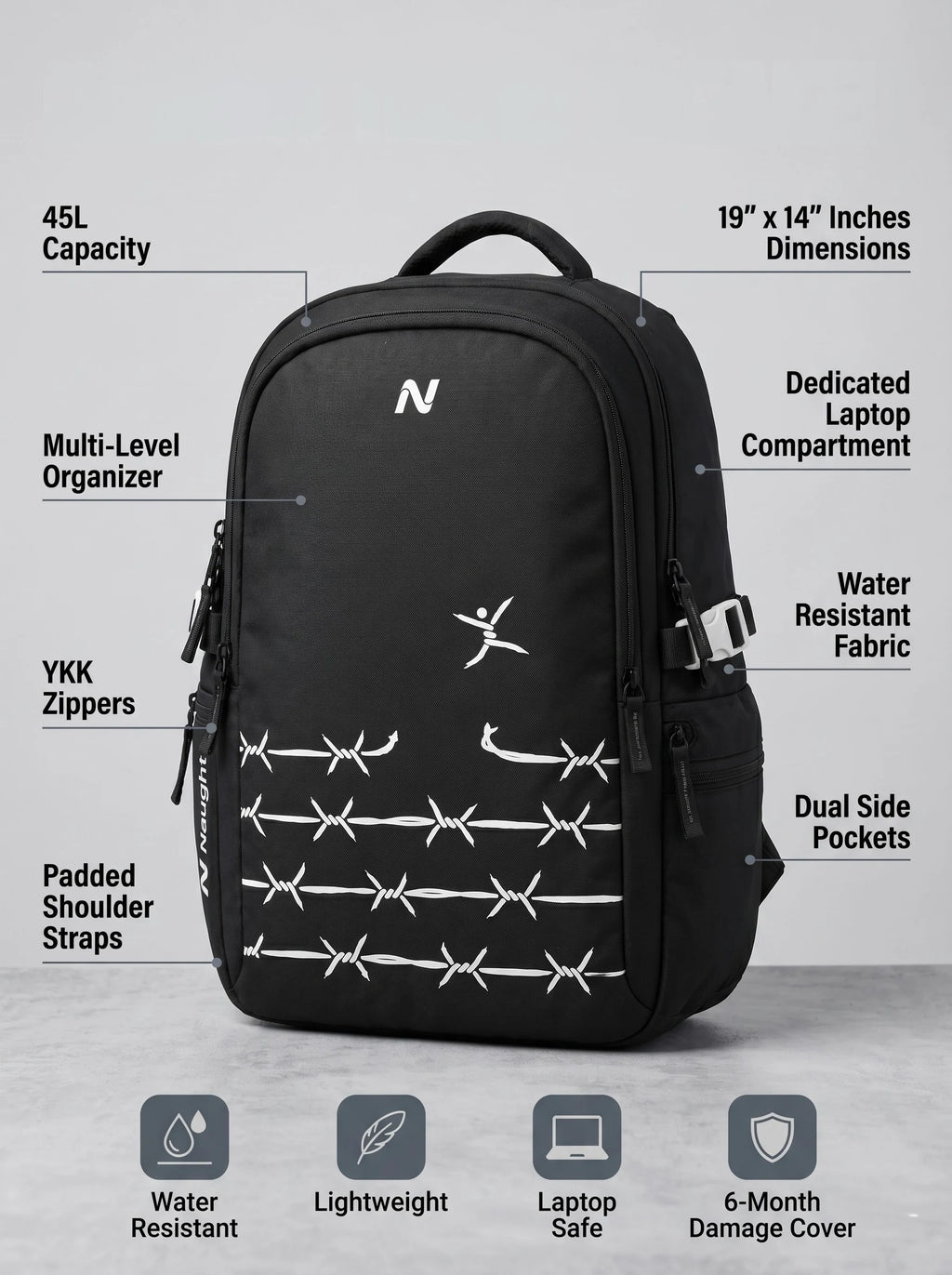 Trend Breaker — 45L Water-Resistant