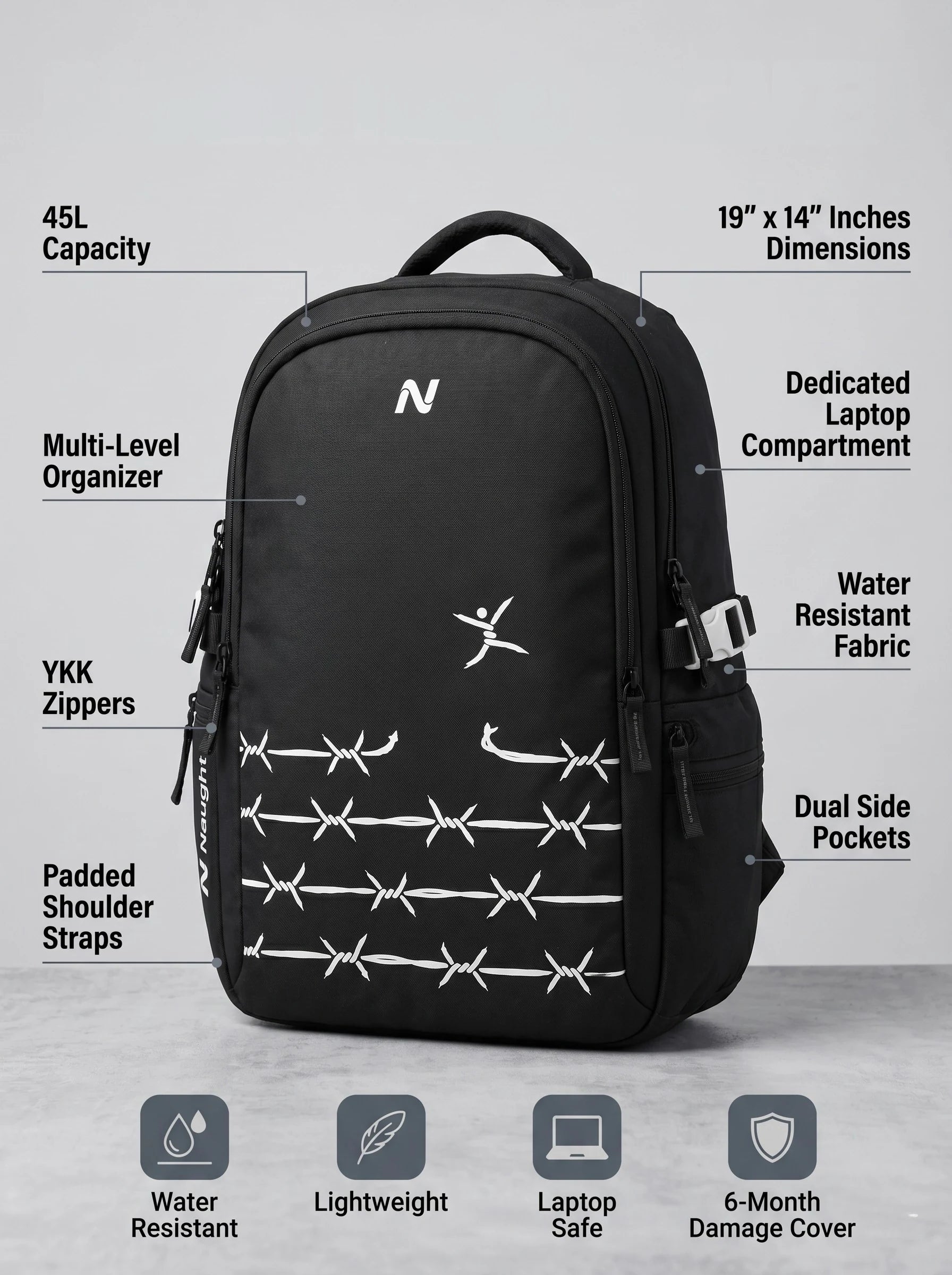 Trend Breaker — 45L Water-Resistant