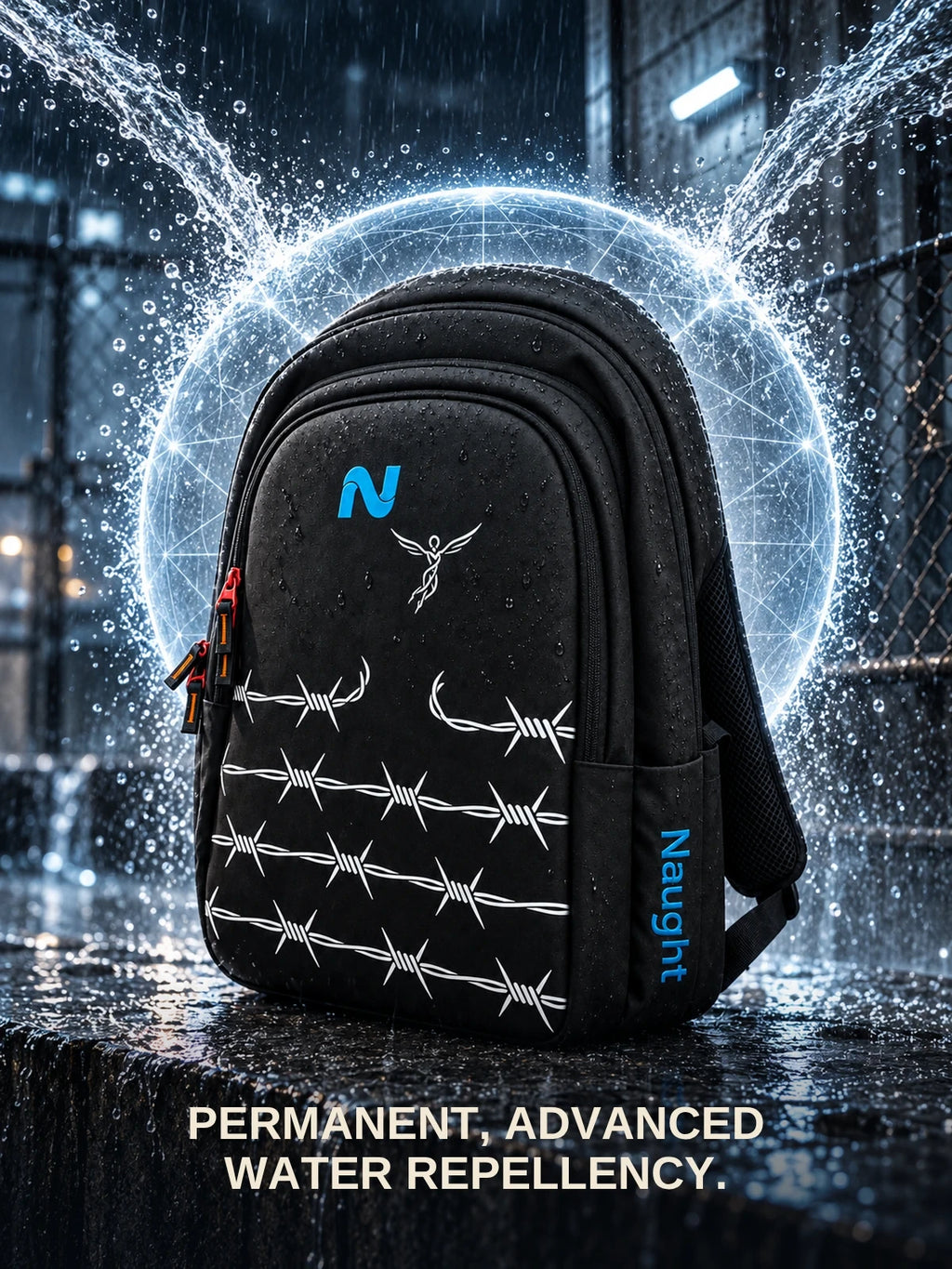 Naught Trend Breaker Backpack permanent advanced water repellency